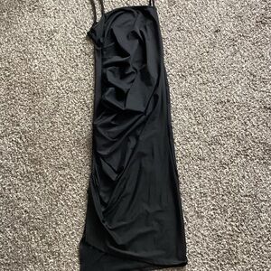 Amazon Asymmetrical Black Dress